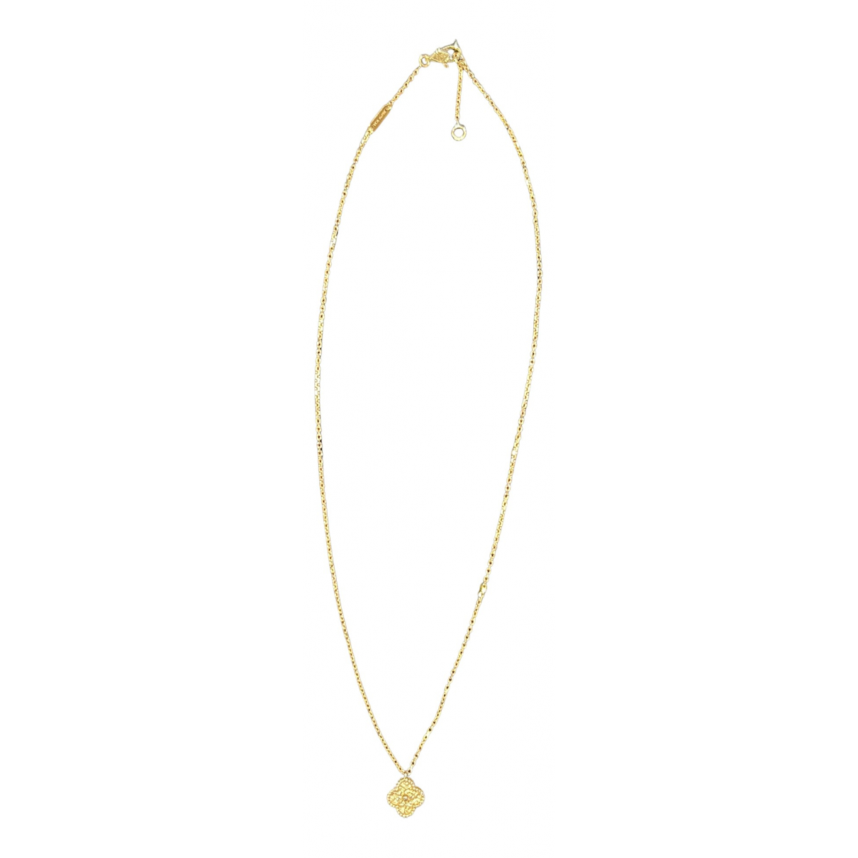 Sweet alhambra pink gold necklace Van 